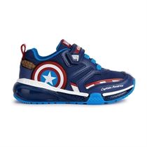 YELMA J BAYONYC BOY:Bleu/Synthétique/Textile/Caoutchouc/navy red
