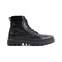 QL71102 PALLATROOPER HKR LTH:Noir/Cuir/Textile/Caoutchouc/black