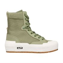 COURTSET CITYBLOCK HIGH PLATFORM W:Vert/Synthétique/Textile/Caoutchouc/green