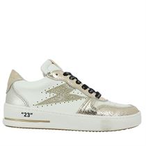 HOFLEUR MORONI:Blanc/Cuir/Cuir/Caoutchouc/Argent