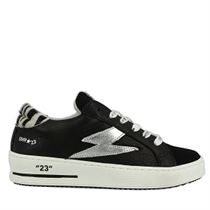 NIKE COURT VISIO LO MAYA:Noir/Cuir/Cuir/Caoutchouc/Argent