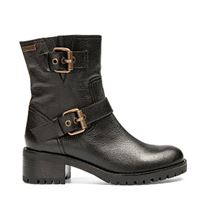 BONGO LYN:Noir/Cuir/Textile/Caoutchouc/black