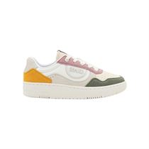 TAMSIN SLG SMALL ZIP AUSTIN BLISS:Blanc/Cuir/Textile/Caoutchouc/Multicolore