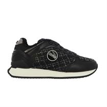 MUNCHEN TRAVIS PLUS TWEED:Noir/Textile/Fourré/Caoutchouc/