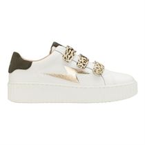 CASE W LYANNA:Blanc/Cuir, Synthétique/Cuir, Synthétique/Synthétique/Kaki