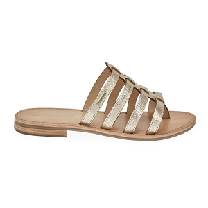 CORALIE HIKAMUL:Or/Cuir/Cuir/Caoutchouc/Gold