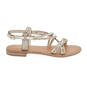 40709 HOMONGO:Or/Cuir/Cuir/Caoutchouc/Gold