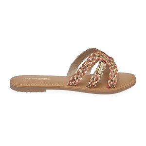 CEINTURE CHAMIA:Multicolore/Cuir/Cuir/Caoutchouc/Kaki