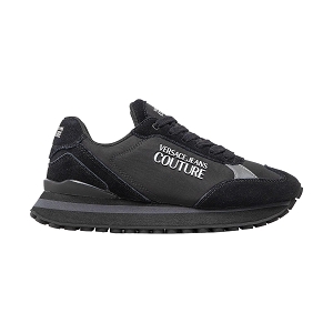 COURTSET 76YA3SE2:Noir/Cuir, Synthétique/Textile/Caoutchouc/black-pure silver