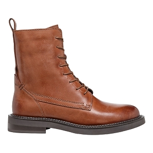 NEVY D SERILDA:Marron/Cuir/Textile/Caoutchouc/Brun