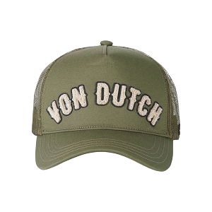 GIULLY SLG MEDIUM ZIP AROUND VD24 TRUCKER:Vert/Coton, Polyester/Textile/ND/Kaki