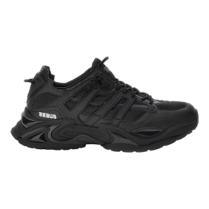STONE JUMP LOW HOOK & LOOP SNEAKER BELLUNO LOW:Noir/Synthétique/Textile/Synthétique/black