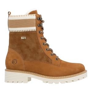 40370 752 D0W77:Marron/Cuir, Synthétique/Fourré/Caoutchouc/brown combinaison