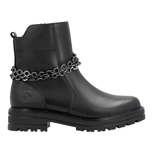 COURTSET D2285:Noir/Cuir/Textile/Caoutchouc/black
