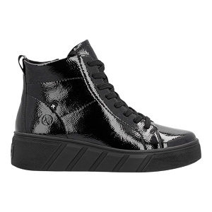 CORALIE W0561:Noir/Cuir, Synthétique/Textile/Caoutchouc/black