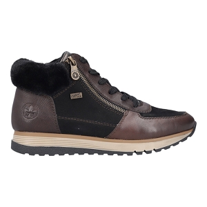 C46047 49040:Marron/Cuir/Textile/Synthétique/Noir combiné