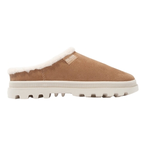 12521143 PALLADUNE MULE WARM:Marron/Cuir/Fourré/Caoutchouc/brown