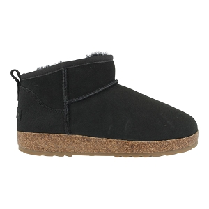 67476 ELSA:Noir/Laine/Textile/Caoutchouc/black