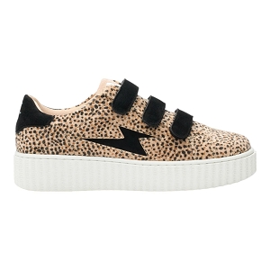 EDERLA LOW CUT SOPHIE:Multicolore/Synthétique/Textile/Caoutchouc/leopard