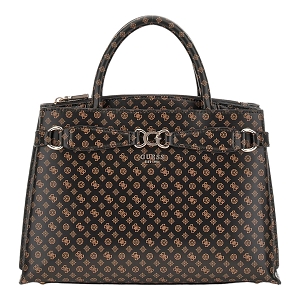 CORALIE ARLENA LOGO GIRLFRIEND SATCHEL:Marron/Synthétique/Synthétique/ND/Mocca