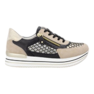 HOFELLA D1329:Noir/Cuir, Synthétique/Textile/Caoutchouc/black