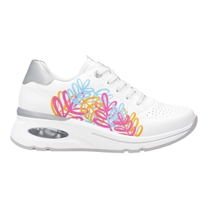 NIKE COURT VISIO LO D2H02:Blanc/Cuir/Textile/Caoutchouc/White Multi