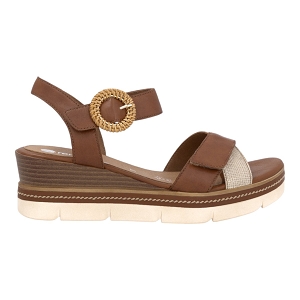 CORALIE D2L50:Marron/Cuir, Synthétique/Cuir, Synthétique/Synthétique/brown combinaison