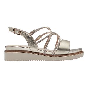 TENNIS ROMY 12825742:Or/Synthétique/Cuir, Synthétique/Synthétique/Gold