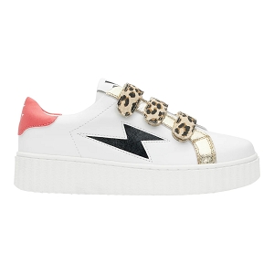 TENNIS ROMY LOUIE:Noir/Synthétique/Textile/Caoutchouc/White Multi