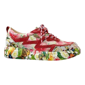 YORK SOLENO 06:Rouge/Cuir/Textile/Synthétique/Red