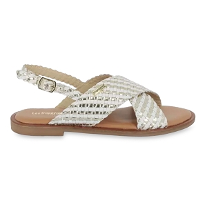 TENNIS ROMY DOA:Or/Cuir/Cuir/Caoutchouc/White Multi