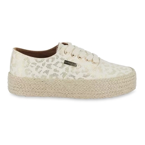TENNIS ROMY COSMIC PRINT:Blanc/Canvas/Textile/Synthétique/leopard