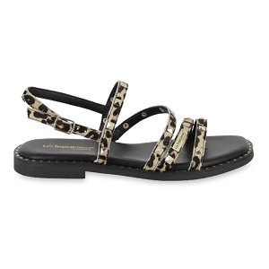 71632 CORABEL LEO:Noir/Cuir/Synthétique/Synthétique/leopard