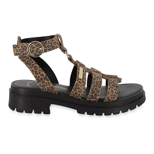 3290903 TOBOLEO:Marron/Cuir/Synthétique/Caoutchouc/leopard