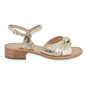 DAMIA HIRKA:Or/Cuir/Cuir/Synthétique/Or