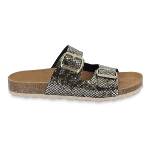 FELICIA ZATIX SNAKE:Platine/Cuir/Cuir/Synthétique/Serpent