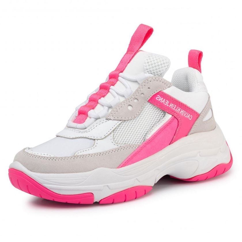 Calvin klein jeans femme maya rose fluo1019704_2 sur voshoes.com