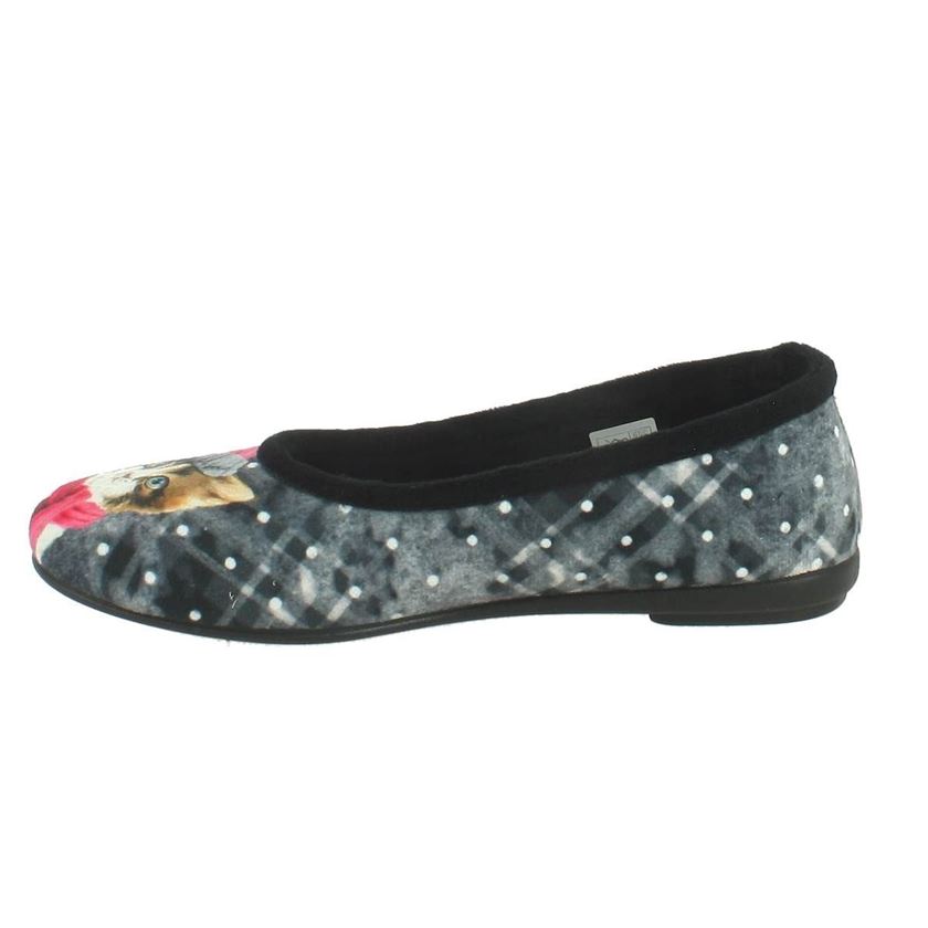 Maison de l espadrille femme chat bonnet noir1035701_3 sur voshoes.com