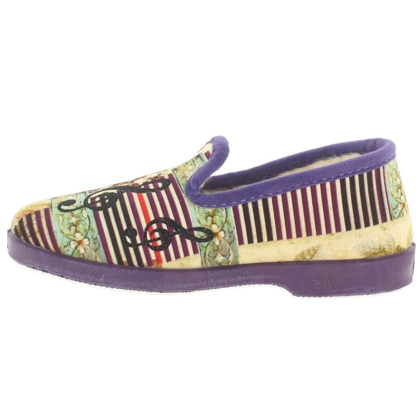 Maison de l espadrille femme music violet1036301_3 sur voshoes.com