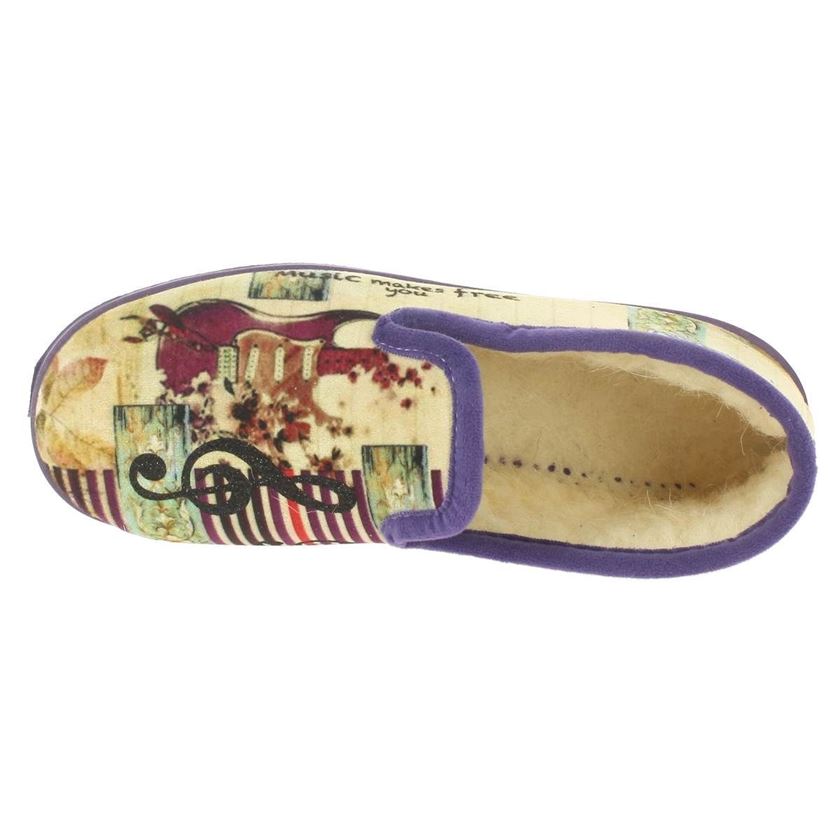 Maison de l espadrille femme music violet1036301_4 sur voshoes.com