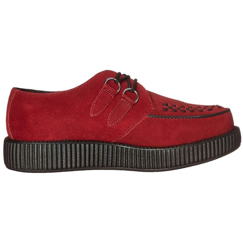 femme Tuk femme creepers bordeaux