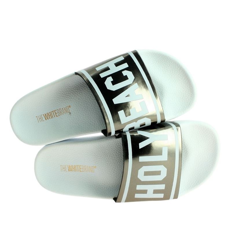 The white brand femme holy beach silver blanc1049301_4 sur voshoes.com