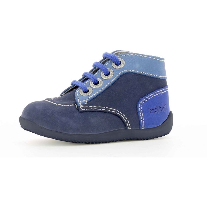 Kickers garcon bonbon bleu1058202_2 sur voshoes.com