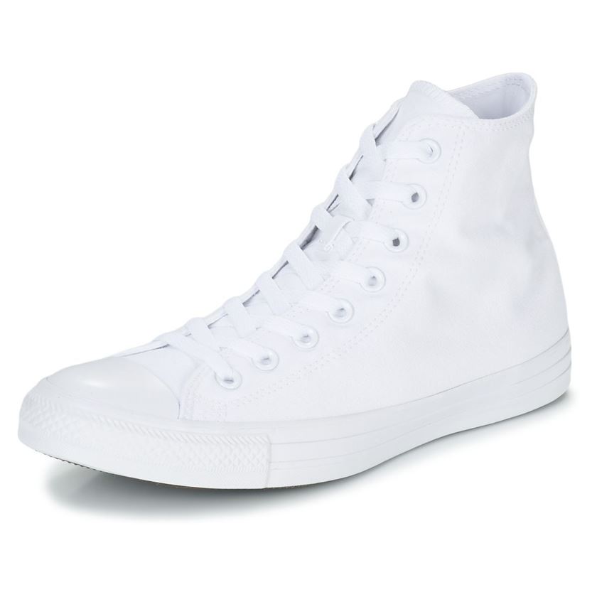 Converse femme ctas hi mono toile blanc1066401_2 sur voshoes.com