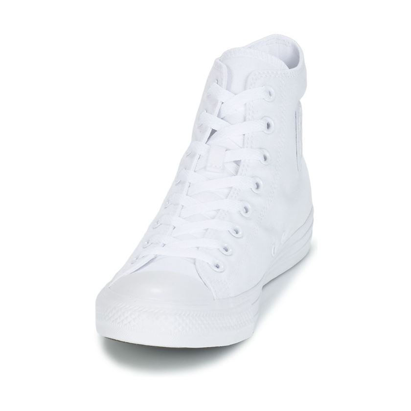 Converse femme ctas hi mono toile blanc1066401_4 sur voshoes.com