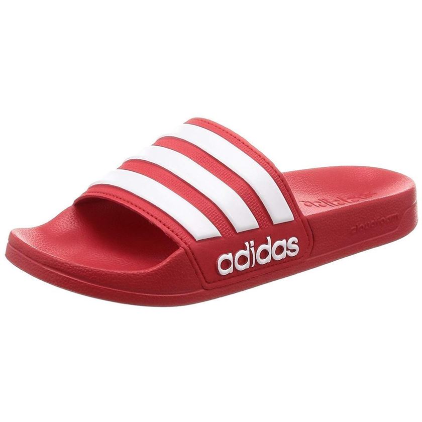 Adidas femme adilette shower rouge1072201_2 sur voshoes.com