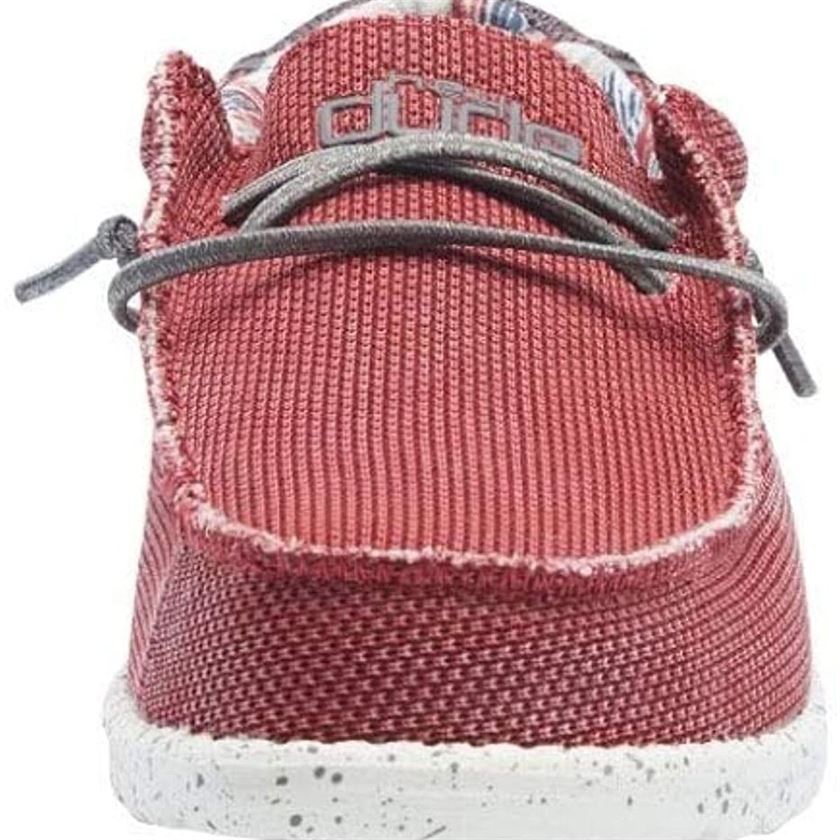 Hey dude homme WALLY WASHED rouge1075703_5 sur voshoes.com