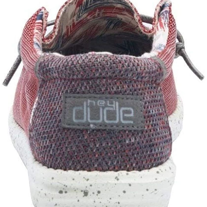 Hey dude homme wally washed rouge1075703_6 sur voshoes.com