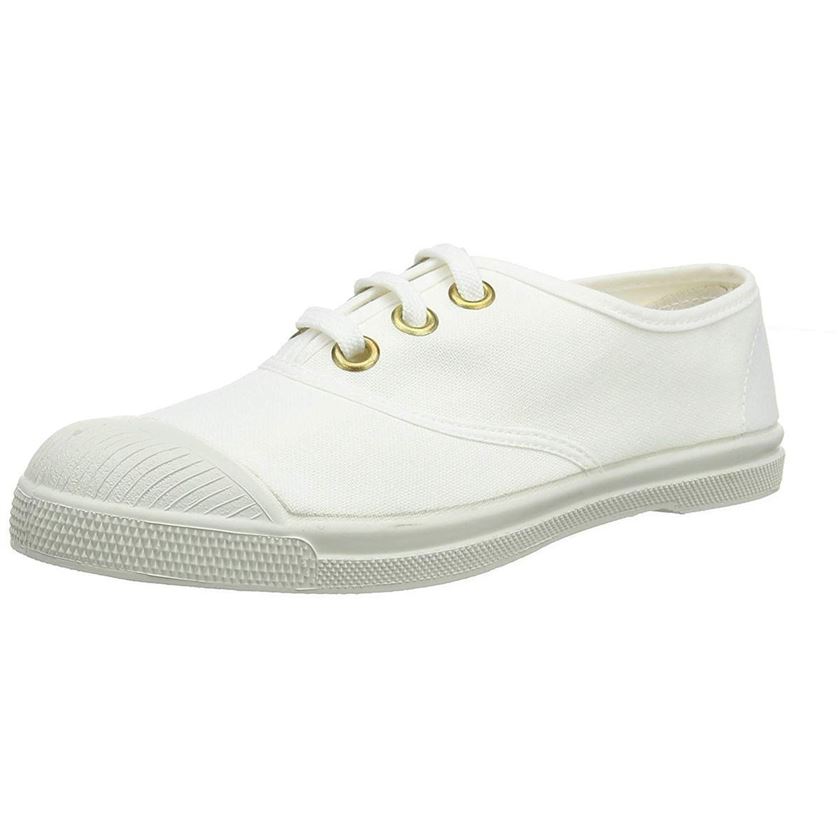 Bensimon femme golden eyelets blanc1075901_2 sur voshoes.com