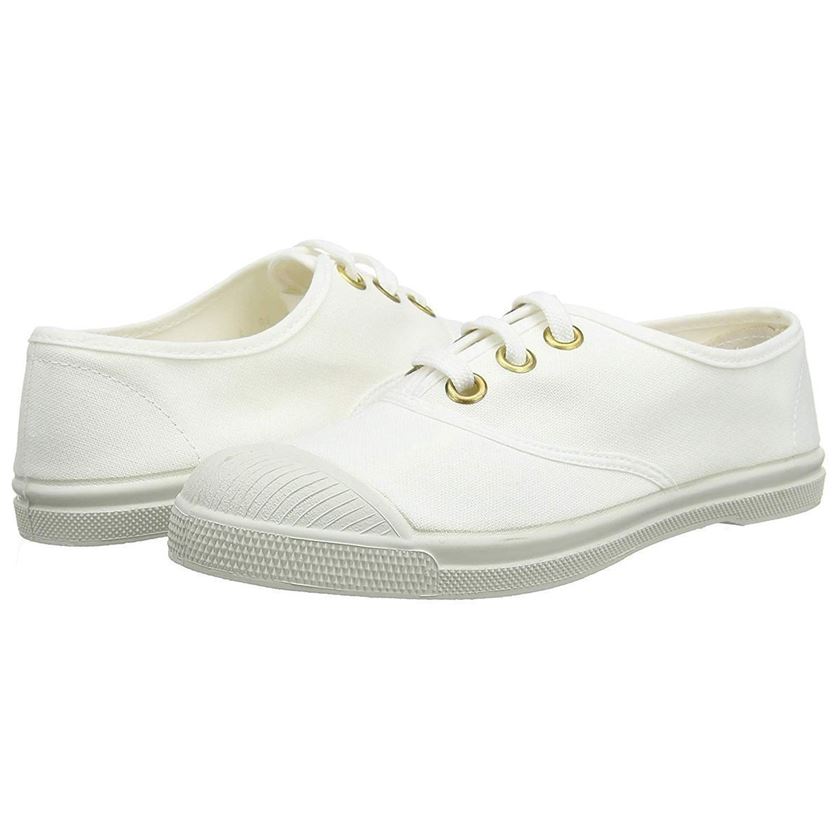 Bensimon femme golden eyelets blanc1075901_3 sur voshoes.com